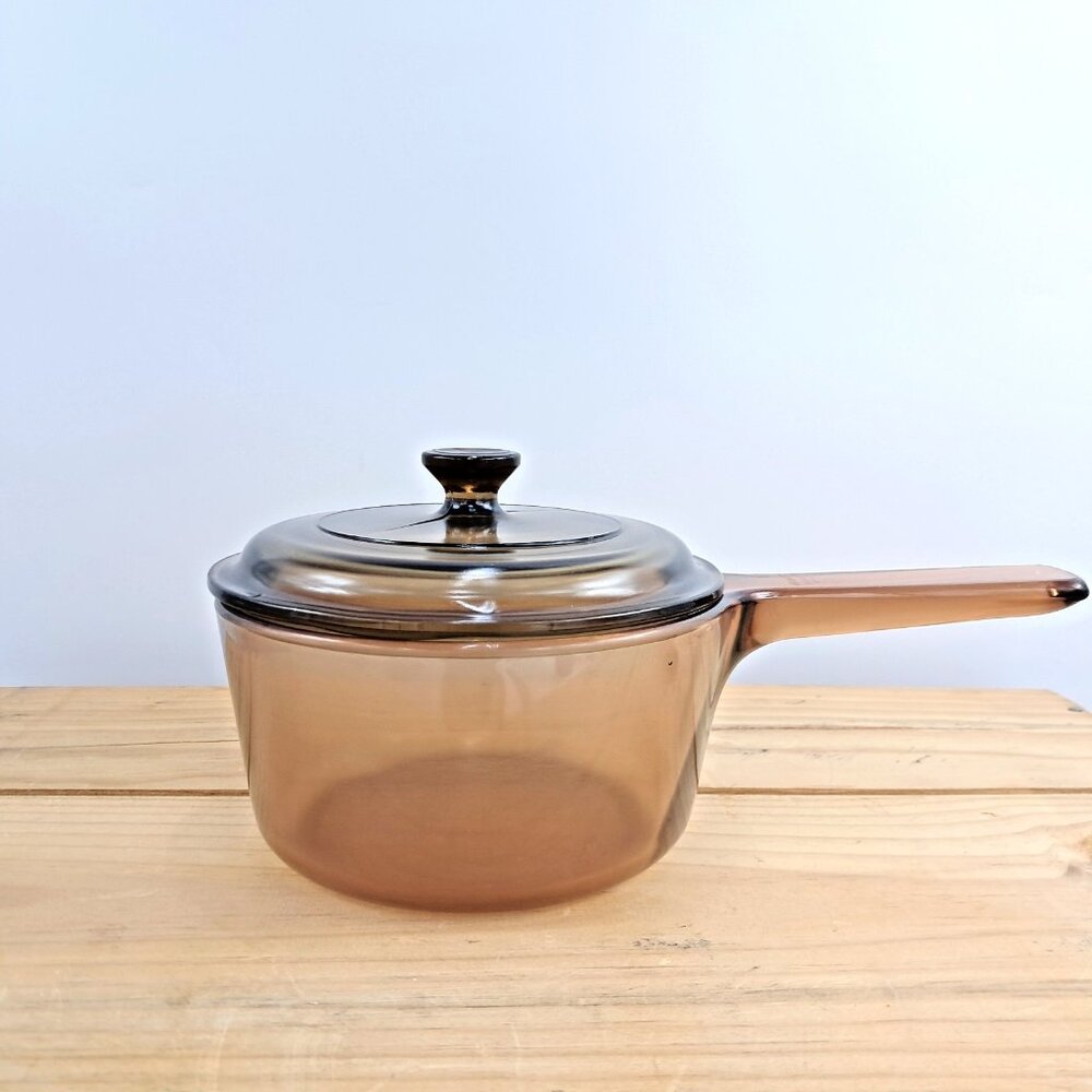 Vision Corning V-1-B Saucepan Glass With Lid